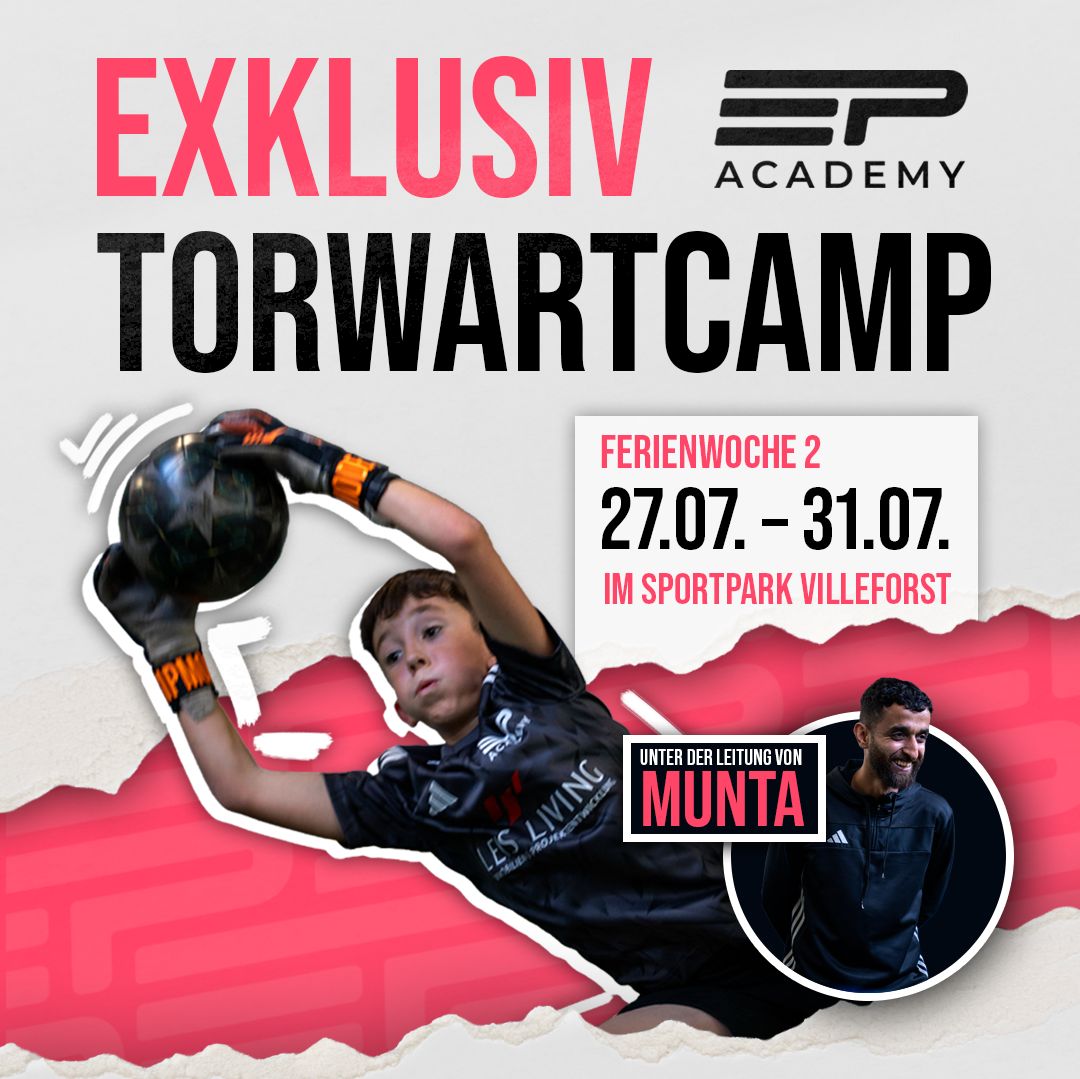 Sommer-Exklusiv-Torwartcamp | Sportpark Villeforst | 27.07.-31.07.26 | Woche 2